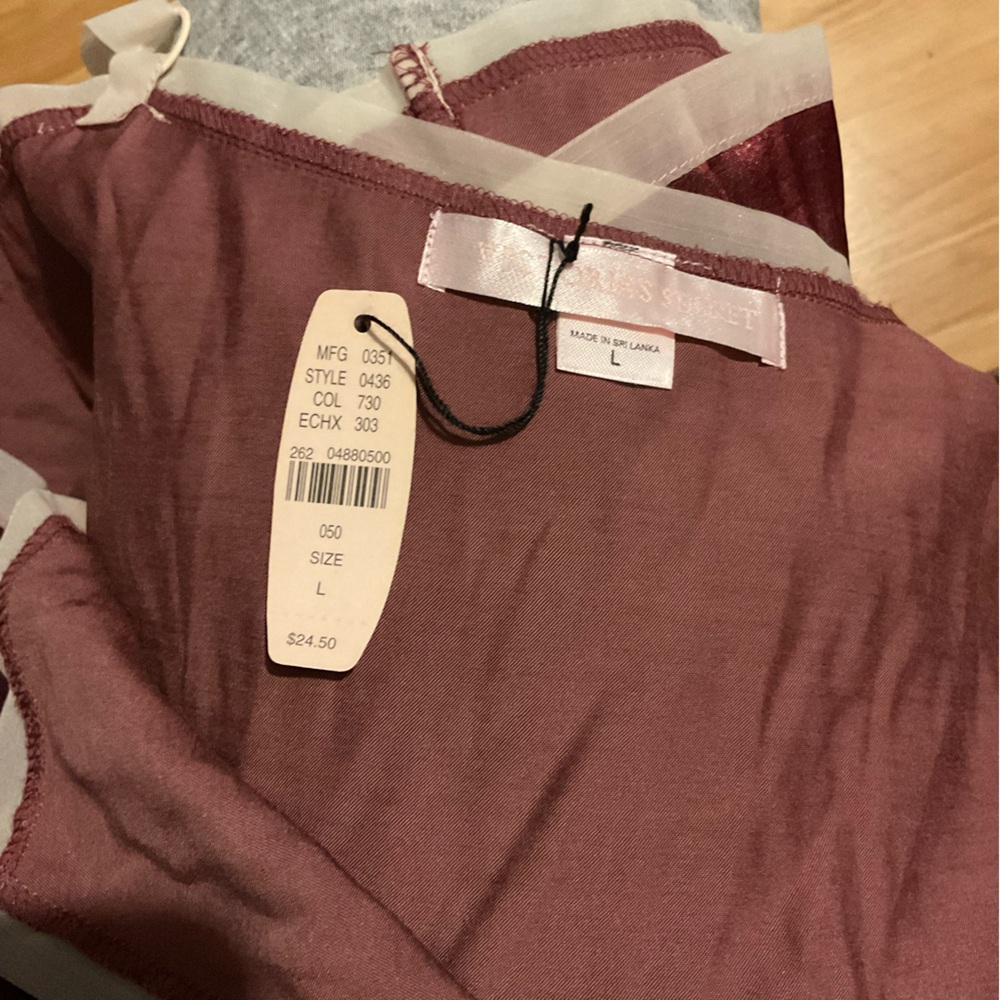 Victoria's Secret Brown and Tan Fitted Camisole Top - Picture 2 of 2